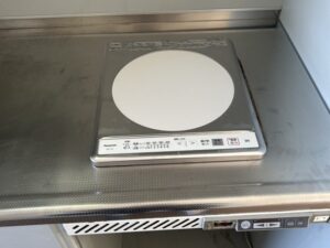三重キッチン取付け隊　ミニキッチン用1口ヒーターの取替　施工後　